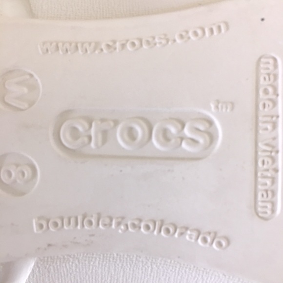 CROCS CAP TOE POLKA DOT BOW BALLET FLAT CREAM and BLACK - Picture 8 of 11